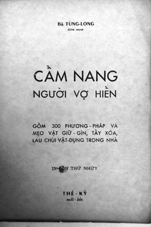 Cẩm Nang Người Vợ Hiền - Bà Tùng Long