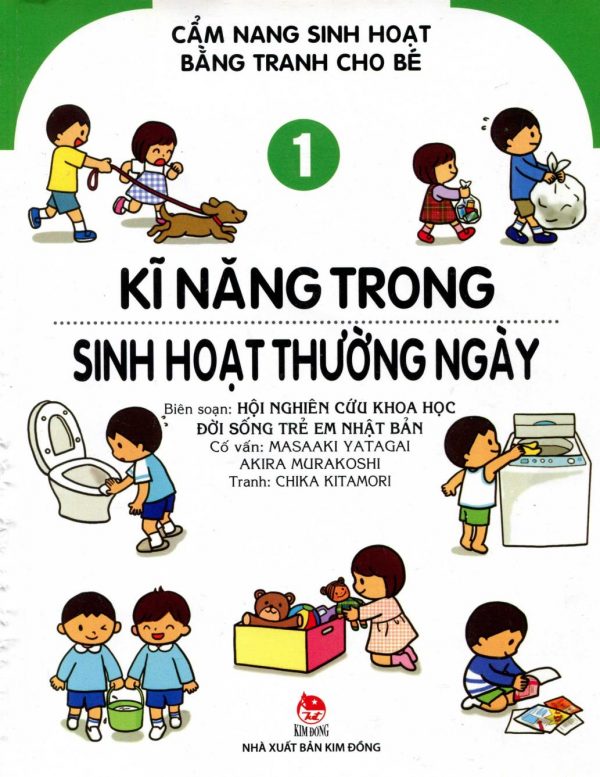 Kĩ Năng Trong Sinh Hoạt Thường Ngày: Cẩm nang sinh hoạt bằng tranh cho bé