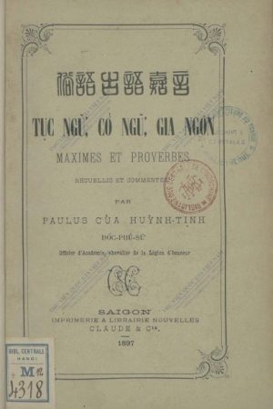 Tục Ngữ, Cổ Ngữ, Gia Ngôn