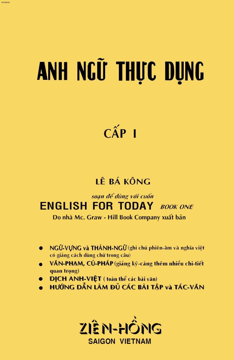 Anh Ngữ Thực Dụng Cấp I